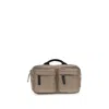 Givenchy Essential U Double-pocket Belt Bag In Brown