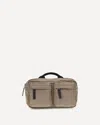 Givenchy Essential U Double-pocket Belt Bag In Brown