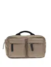 Givenchy Essential U Double-pocket Belt Bag In Brown