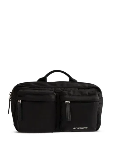 Givenchy Essential U Nylon Belt Bags In Black