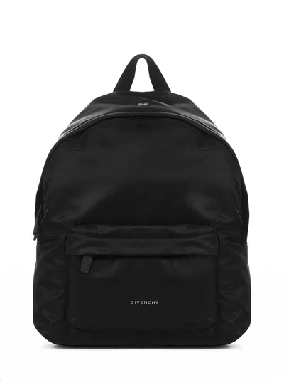 Givenchy Essential Nylon Backpack In Black