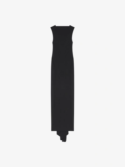 Givenchy Evening Dress In Crepe In Black