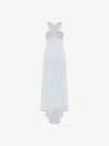 Givenchy Off-shoulder Dress In Bleu Pâle