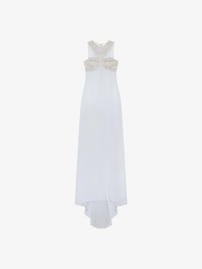 Givenchy Off-shoulder Dress In Bleu Pâle