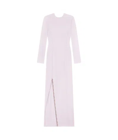 Givenchy Evening Dress With Crystal Details In Pale Pink