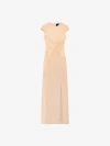 GIVENCHY EVENING SATIN DRESS AND 4G LACE