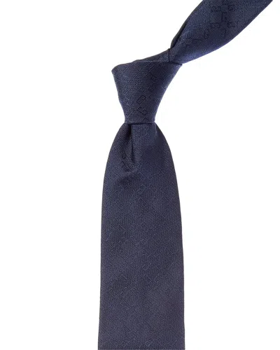 Givenchy Exclusive 4g Monogram Silk Tie In Blue