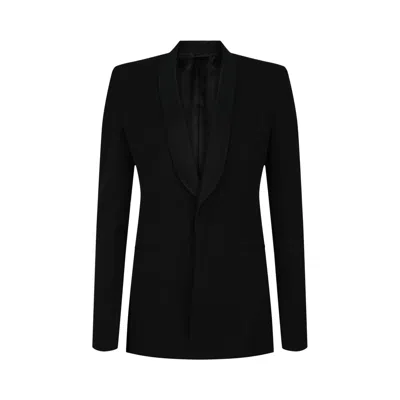 Pre-owned Givenchy Extra Fitted Single-button Blazer 'black' | Men's Size 46