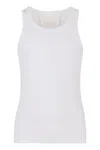 Givenchy White Cotton Blend T-shirts And Polos