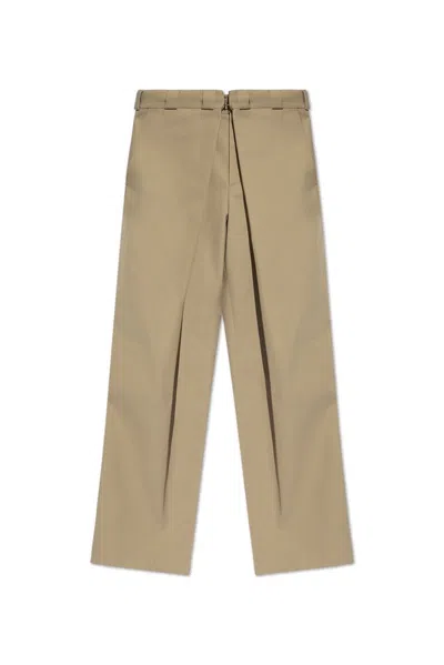 Givenchy Extra Wide Chino Trousers In Beige