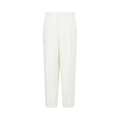 Pre-owned Givenchy Extra Wide Leg Pants 'white' | Men's Size 48