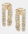 Givenchy Extra-small Pave Split-hoop Earrings, 0.36" In Red