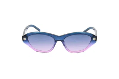 Givenchy Eyewear Cat Eye Frame Sunglasses In Blue/other/gradient Blue