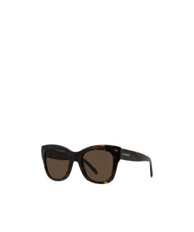 Givenchy Eyewear City Square Frame Sunglasses In Brown