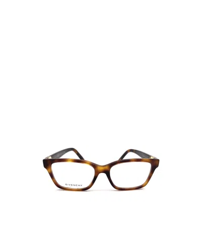 Givenchy Geometric Frame Flat Mirror In Brown
