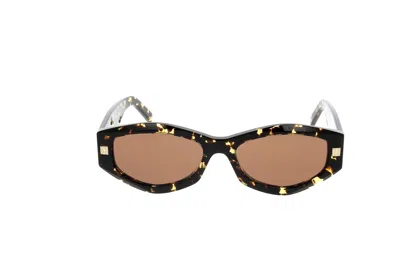 Givenchy Eyewear Rectangular Frame Sunglasses In Multi