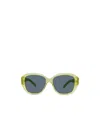 Givenchy Eyewear Square Frame Sunglasses In Green