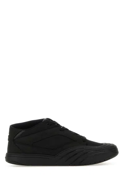 Givenchy Fabric And Leather Skate Sneakers In Black