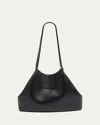 Givenchy Facet Cabas Small Shoulder Bag In Grain Leather In Black
