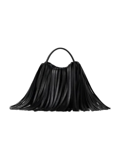 Givenchy Facet Fringed Tote Bag In White