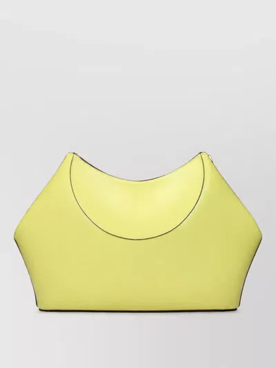 Givenchy Facet Leather Shoulder Bag In Gold
