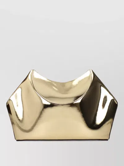 Givenchy Facet Leather Tote Bag In Gold