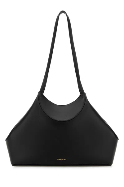 Givenchy Facet Mini Leather Shoulder Handbag In Black