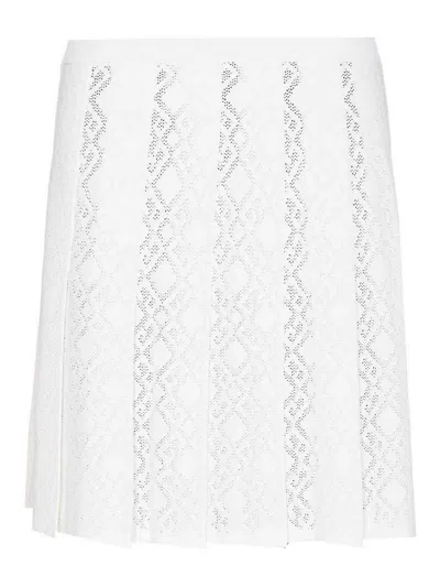 Givenchy Falda Semilarga - Blanco
