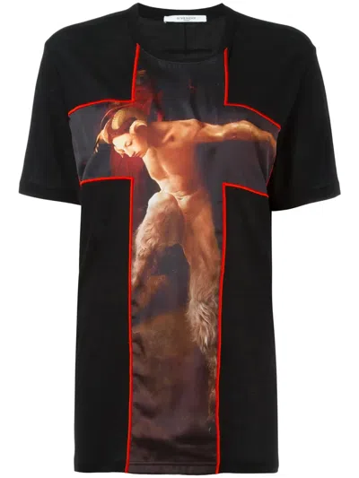 Givenchy Fauno Print T-shirt In Black