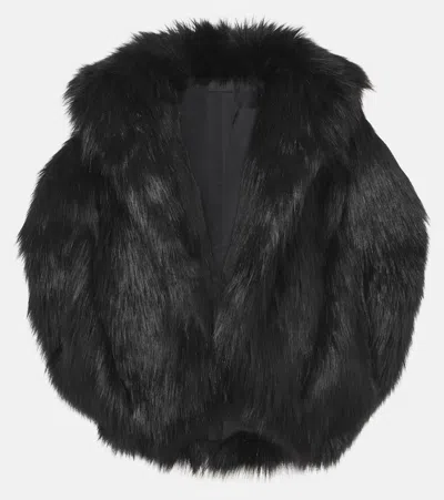 Givenchy Faux-fur Jacket In Black