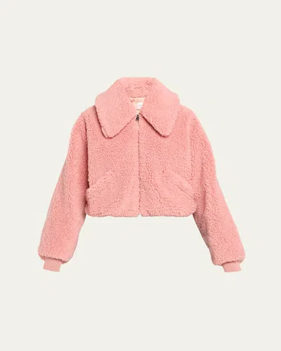 GIVENCHY FAUX FUR CROPPED BOMBER JACKET