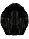 Givenchy Faux-fur Jacket In 黑色