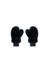 Givenchy Faux Fur Mittens In Blue
