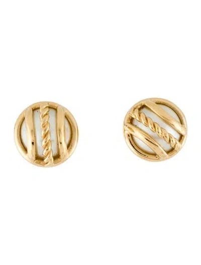 Pre-owned Givenchy Faux Pearl Clip-on Earrings In Multi