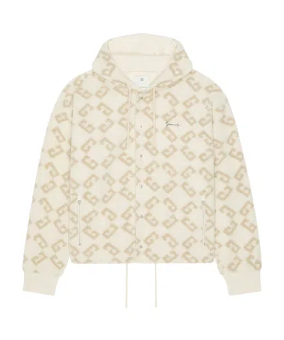 GIVENCHY FAUX-SHEARLING HOODIE