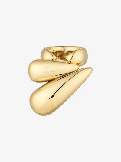 Givenchy Feline Ring In Metal In Gold