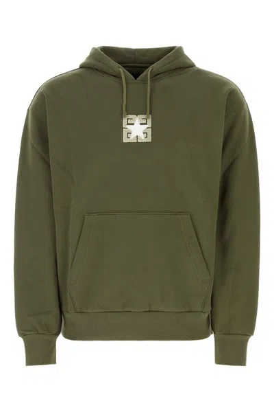 Givenchy Army Green Cotton Sweatshirt