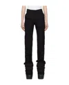 Givenchy Fine-check-pattern Cargo Trousers In Black