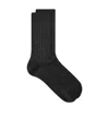 Givenchy Fine Knit Ankle Socks In Black