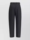 Givenchy Wool Cocoon Trousers In Blue