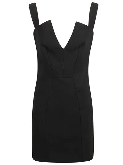 Givenchy Fitted Black Dress With Deep V-neckline