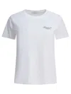 Givenchy White Crew Neck T-shirt With Logo On Front And Back In Cotton Woman In White