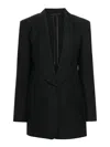 Givenchy Lurex Stripes Blazer In Black