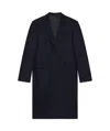 Givenchy Fitted Long Coat In Blue