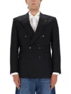 Givenchy Fitted Striped Jacket In Black