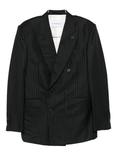 GIVENCHY GIVENCHY FITTED STRIPED WOOL JACKET
