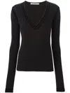 Givenchy Fitted Sweater In Black