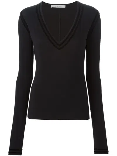 Givenchy Fitted Sweater In Black
