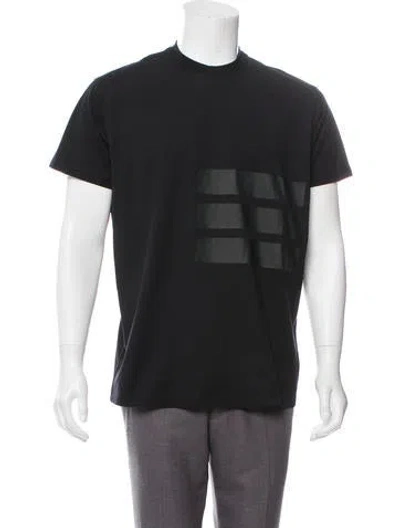 Pre-owned Givenchy Flag Print T-shirt In Black