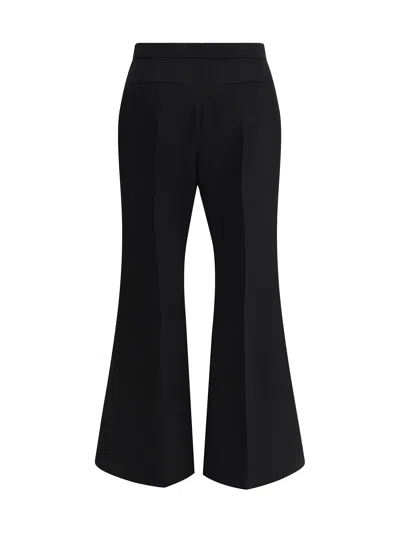 Givenchy Flaired Wool Pants In Black